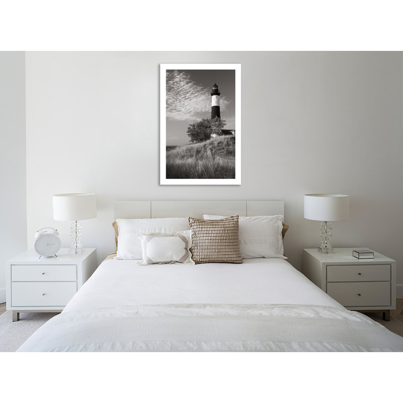 «Big Sable Point Lighthouse II BW», toile tendue par Alan Majchrowicz, H 24 po x l 16 po x P 1,5 po