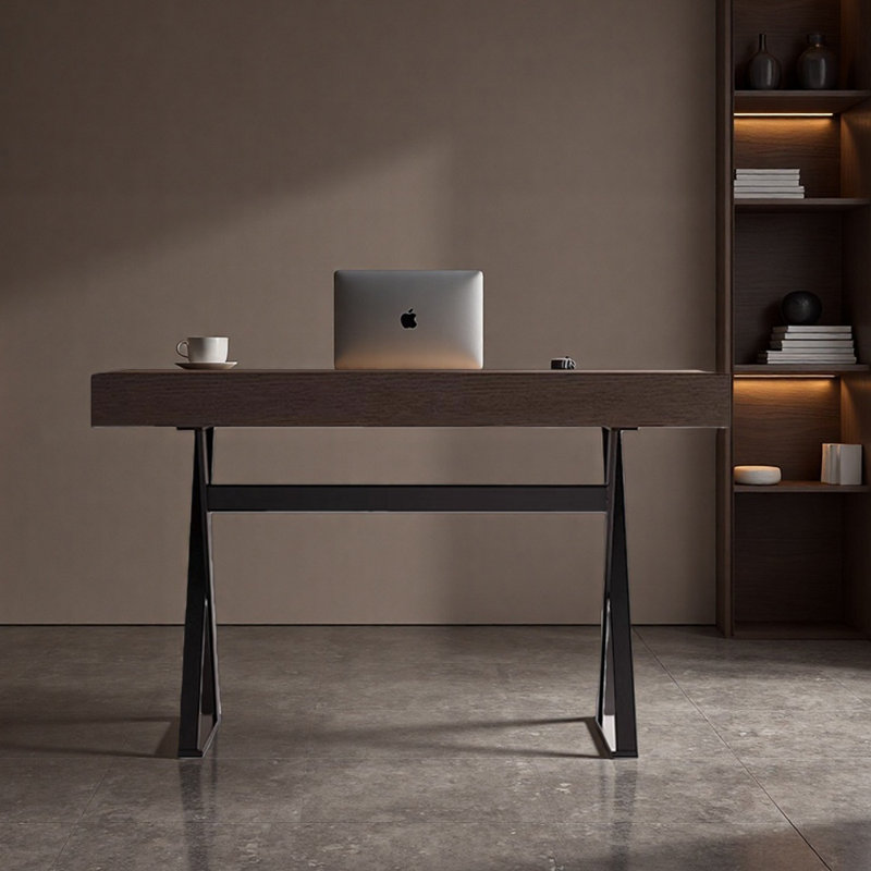 Italian Simple Design Rectangular Computer Desk, 29.52" H x 55.11" W x 23.62" D