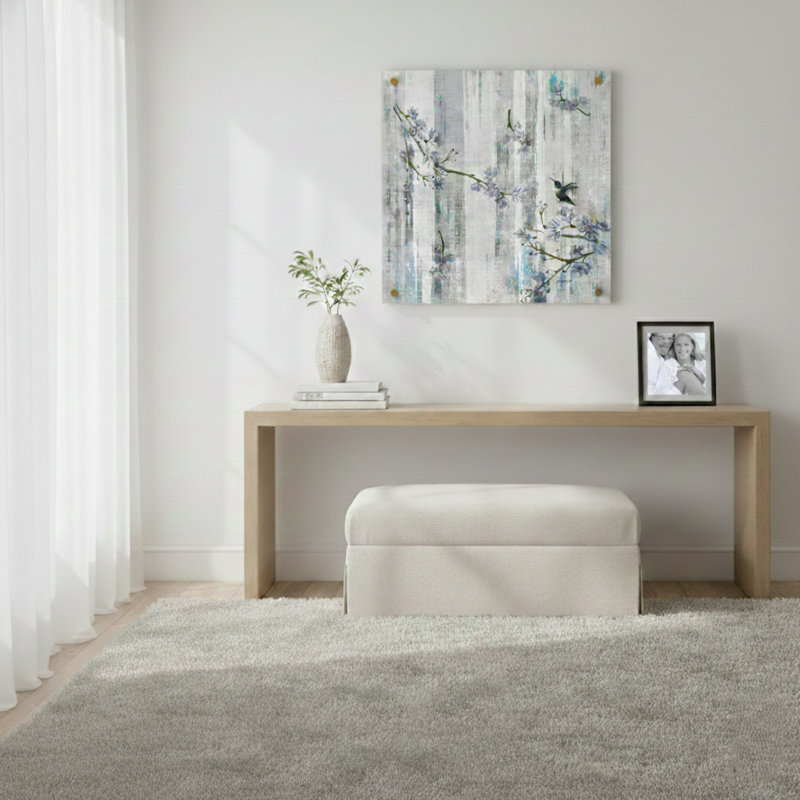 Blossom Fantasia by Nicolette Mayer - Unframed Print on Acrylic, Blue Opulence