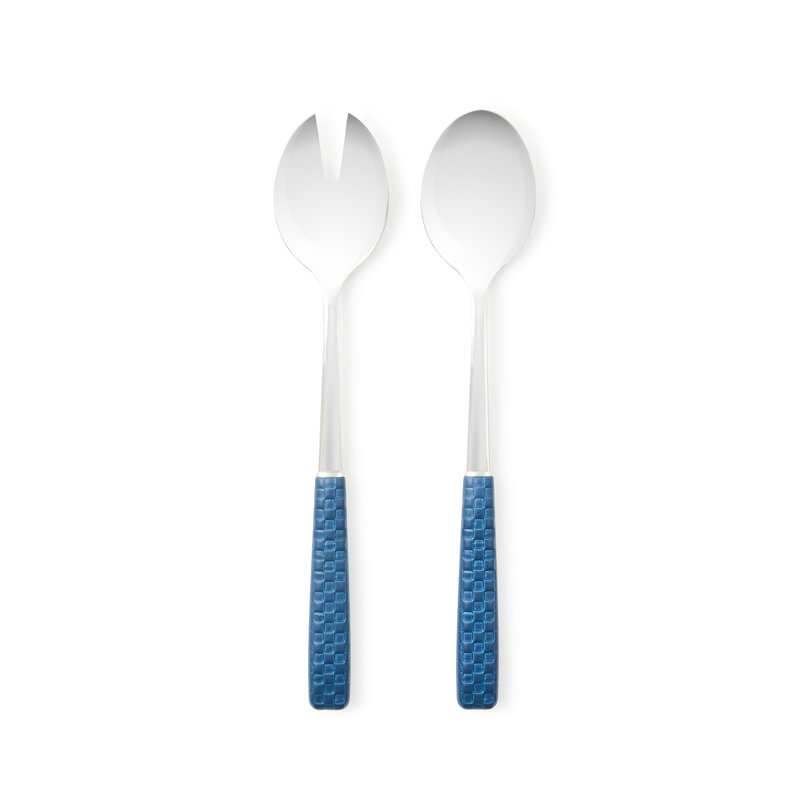 Everyday Salad Serving Set, Indigo