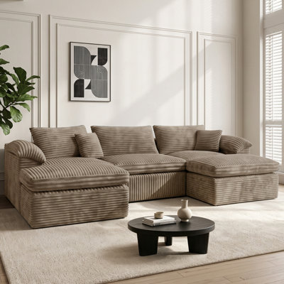 Boneless 105" Cloud Modular Sectional Sofa