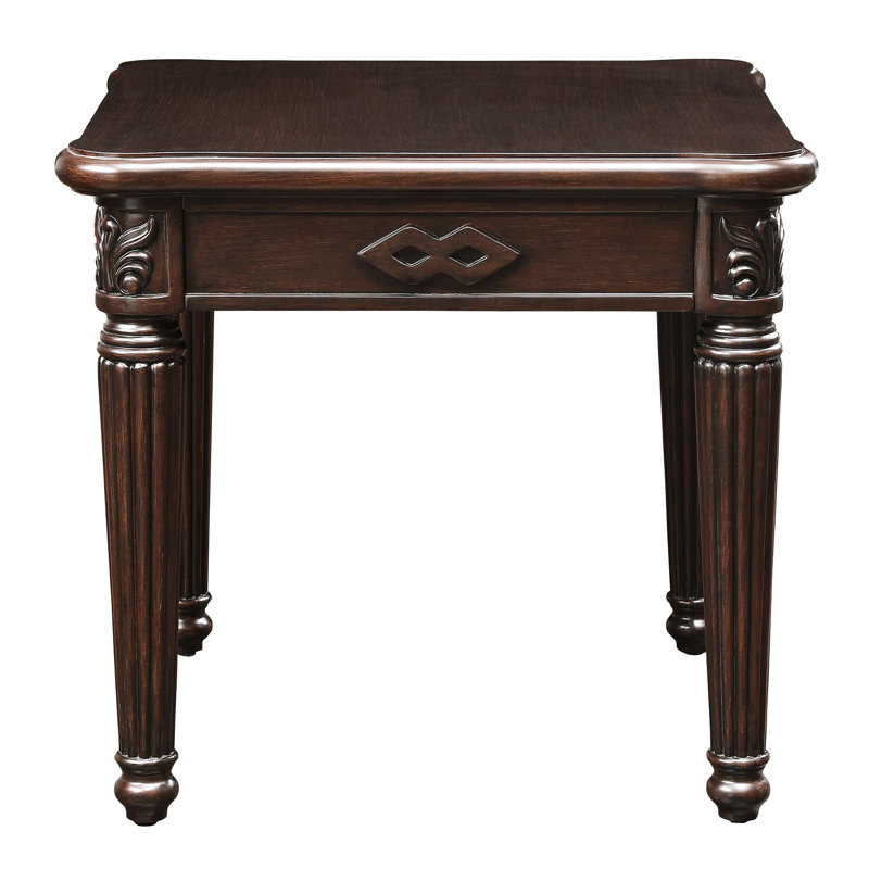Table de finition rectangulaire en bois massif