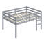 Lit mezzanine en bois avec échelle-2062081762