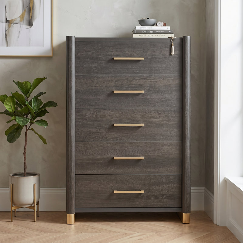 Catalan Chest Charcoal Gray