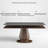 Rectangular rock plate dining table sets-105989551