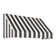 Auvent fixe en tissu acrylique New Yorker Awntech