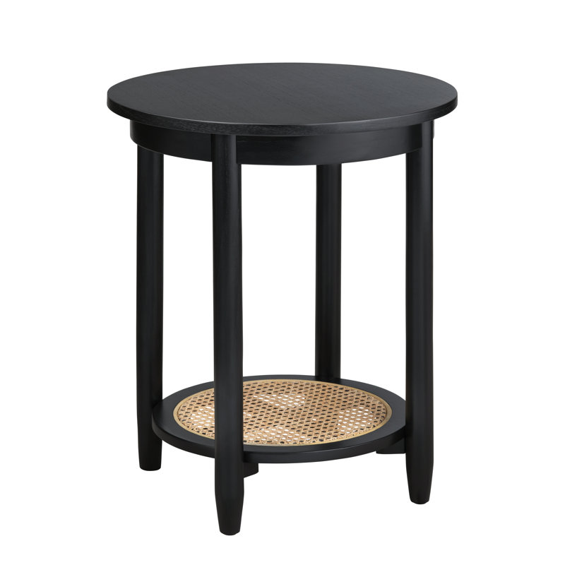 Table d'appoint ronde à 1 tablette Everlie