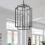 Lustre suspendu géométrique moderne de 18 lumières à 18 lumières, cadre en métal industriel, luminaire suspendu réglable pour le salon, la salle à manger-319351103
