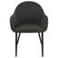 Chaise de salle à manger avec accoudoirs rembourrés Gresham (ensemble de 2)-975545404