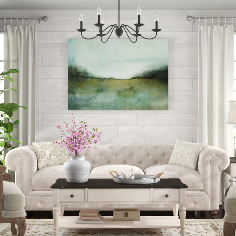 «Scenery Landscape V» par Isabella Burton - peinture sur toile tendue, L 56 po x H 40 po x P 1,5 po, Extérieur