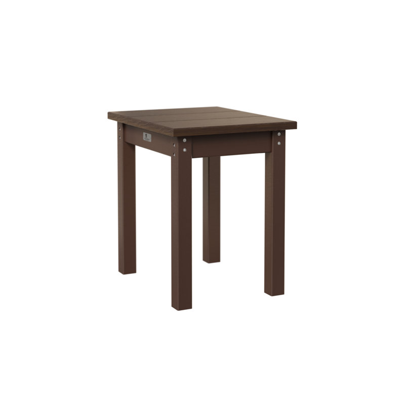 Berlin Gardens Economy End Table, Chocolate Brown, Brazilian Walnut