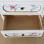 Commode décorative florale peinte à la main