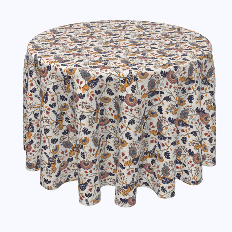 Bouchard Floral Round Tablecloth, 60" x 60"