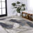 Kile High-Low Tropical Palm Brown/Navy/Ivory Indoor/Outdoor Rug-307480879