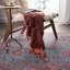 Tapis oriental bleu / rose lavable à la machine Filicity-80838154