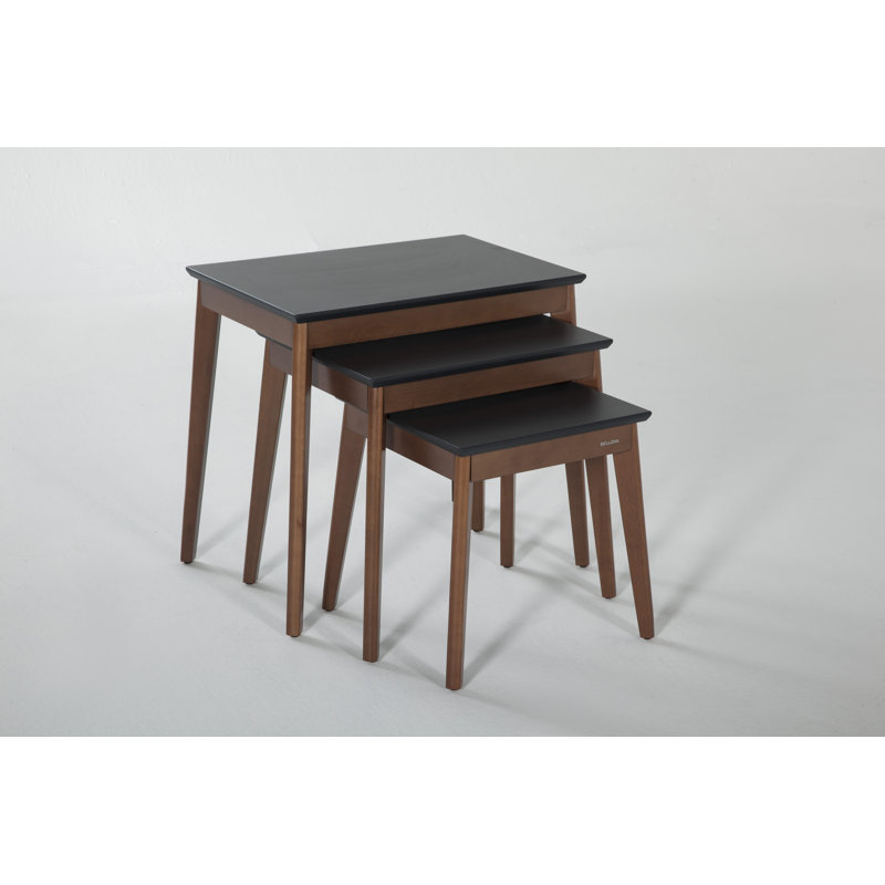 Alegro Nesting Table, Black