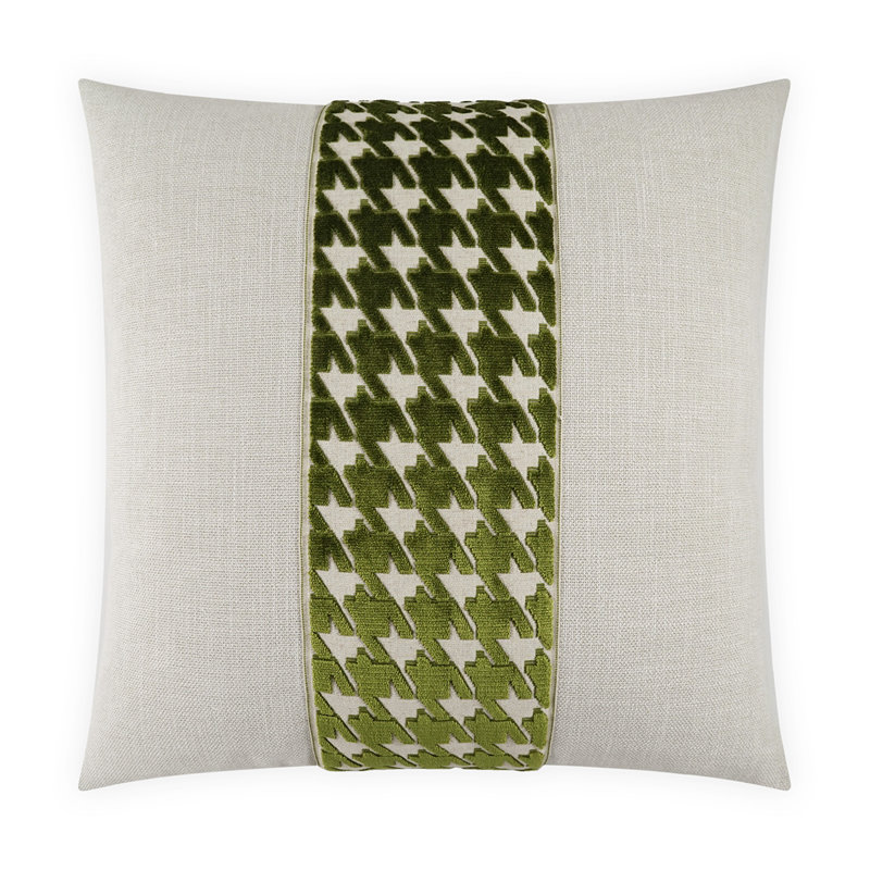 Ennis Square Pillow Cover & Insert, Kiwi, Square 24"