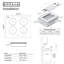 24" Electric Cooktop, Induction Cooktop , 4 Power Boost Burners, Black