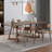 Nordic solid wood simple modern rectangular light luxury dining table-1786363754