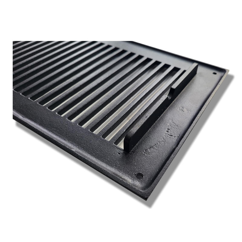 Grille murale en métal, Noir
