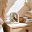 Sagebrook Home 4X6 Wavy Arch Photo Frame, White-1107009329