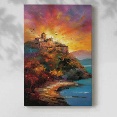 LANDSCAPE-CXLV III - Toile tendue avec châssis de qualité supérieure - prête à être accrochée