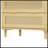 31.50"3-Drawers Rattan Storage Cabinet Rattan Drawer