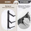 3-Tier Stainless Steel Wall Mounted Towel Rack With Concealed Mounting Hardware-123321984-111702375