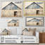 Beige et bleu grange - art mural de grange-2128197662-2128197663