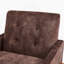 Fauteuil d'appoint capitonné avec accoudoirs carrés et coussin confortable, idéal pour ajouter style et confort à tout espace-307568911