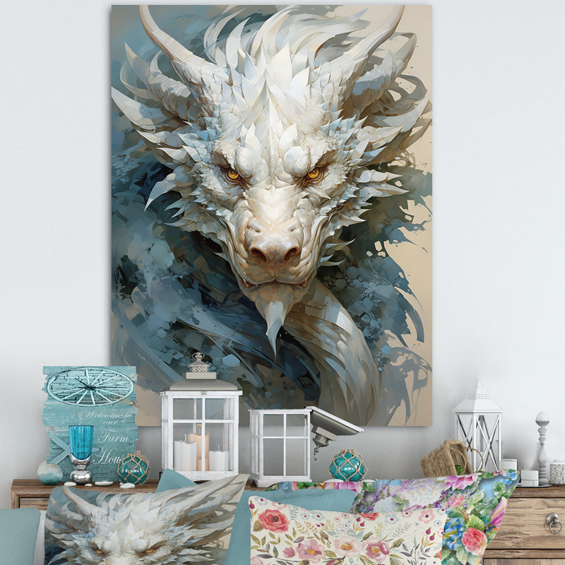 Dragon S Enchanted Realm II - Dragons, reproduction d'art sur toile encadrée, H 32 po x l 24 po x P 1 po, Toile tendue
