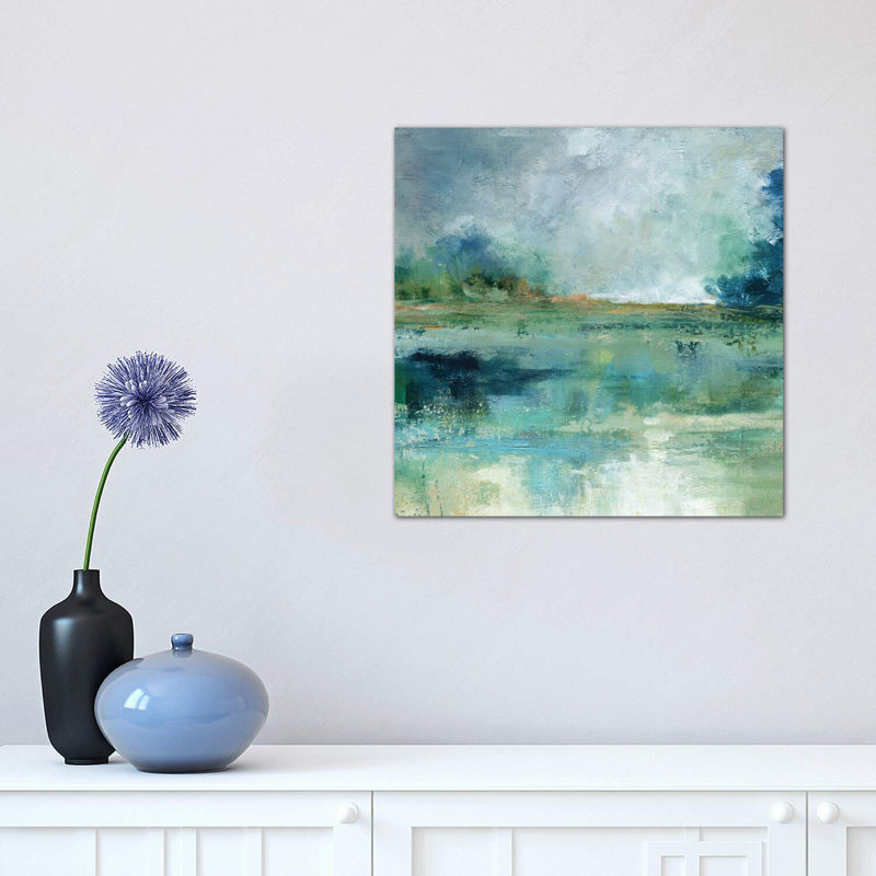 «Emerald Isle» par Carol Robinson, reproduction, Toile tendue, H 12 po x l 12 po x P 0,75 po