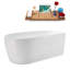 59.1'' x 28.7'' Soaking Acrylic Bathtub-95288526