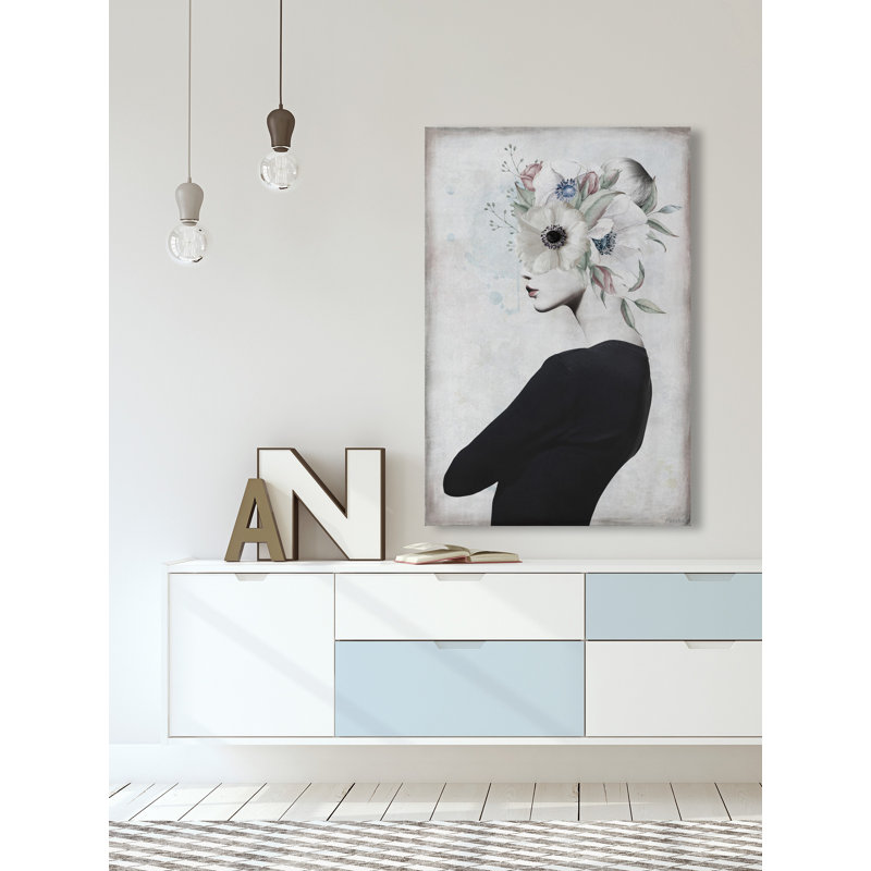 Confidently Beautiful - Wrapped Canvas Painting, 66cm H x 45cm W x 3.81cm D