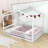 Vonie Wood Daybed with Roof and Slats-656567935-656634593