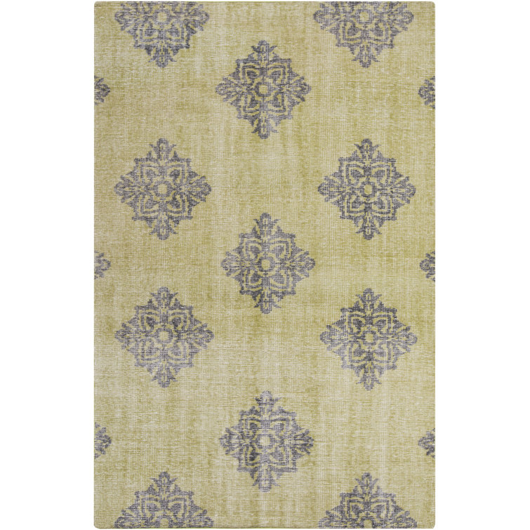 Adnan Wool Damask Indoor Rug