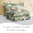 Comforter Set, Comforter Set with Pattern, Soft Seersucker Design All Season Microfiber Bedding Set-112472742-111598566