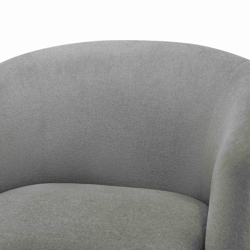 Fauteuil demi-tonneau pivotant 360, Gris