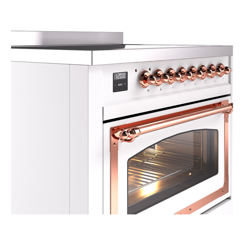 ILVE Nostalgie II Noblesse 36 po à induction, éléments à induction (porte vitrée), 76 cm H x 51 cm L