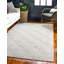 Tapis contemporain blanc cassé Alyciana-1362077946