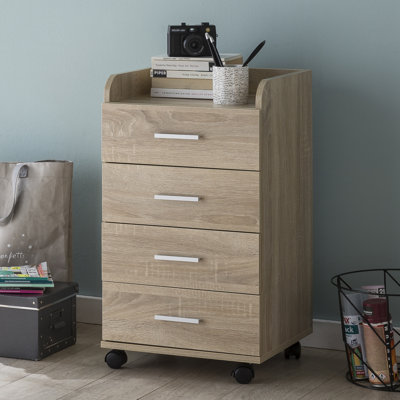 Landreneau 40 cm W 4 -Drawer Mobile Filing Cabinet