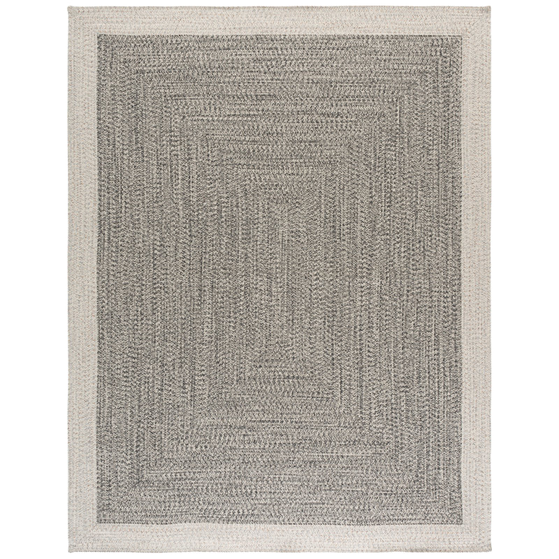 Braided 281 Hand Woven Performance Machine Washable No Pattern Rug, Rectangle 8' x 10'