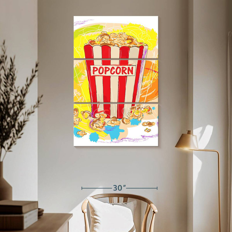 Yarlin Popcorn, 65" H x 42" W