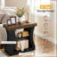 23.6" 3-Tier Nightstand Set of 2, Modern Bedside Table with Storage Shelves for Bedroom-133683112