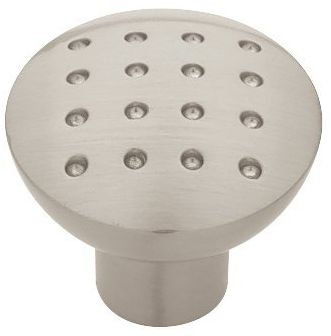 (Paquet de 5) Nickel satiné à petit bouton de 1-1 / 8 po
