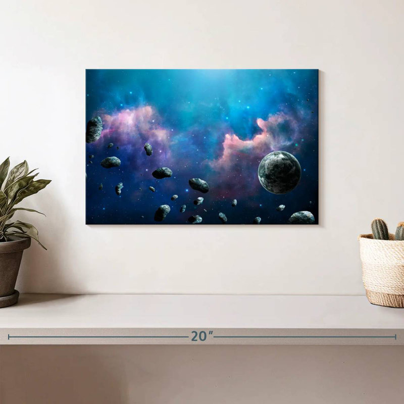 Oberle Floating Asteroids, 8" H x 12" W