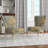 Upholstered Floral Side Chair - Modern floral Accent Chair-90396841