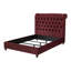 Lit double tapissier 57 po rouge vin-1367864735