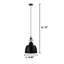 Luminaire suspendu 1 cloche pour une cloche Weatherspoon-43779580-43779581