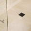 Drain de douche carré 6 "avec grille à motif zéro-70772485